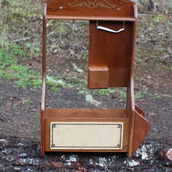 🌸VTG Mail & Key Holder - Practical Wall Station with Cork Board - Picture 8 of 12